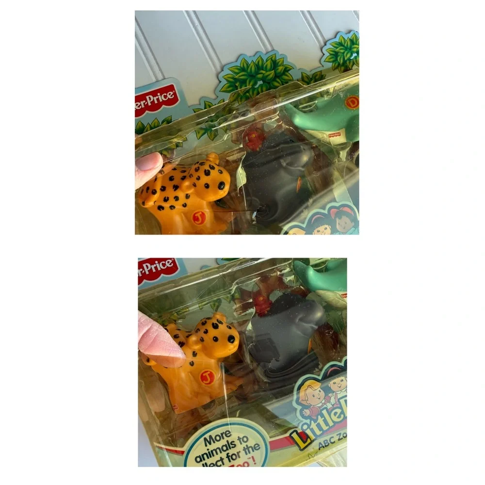Fisher-Price Little People ABC Zoo Animals Set Mattel NIB Vintage #H4207